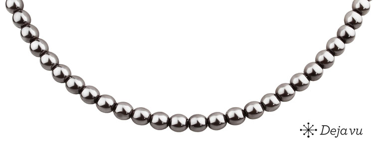 Deja vu Necklace, necklaces, black-grey-silver, N 84