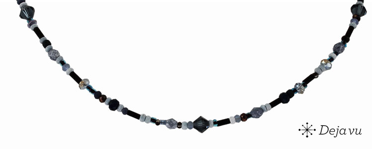 Deja vu Collier, Colliers, blau-t�rkis, N 845