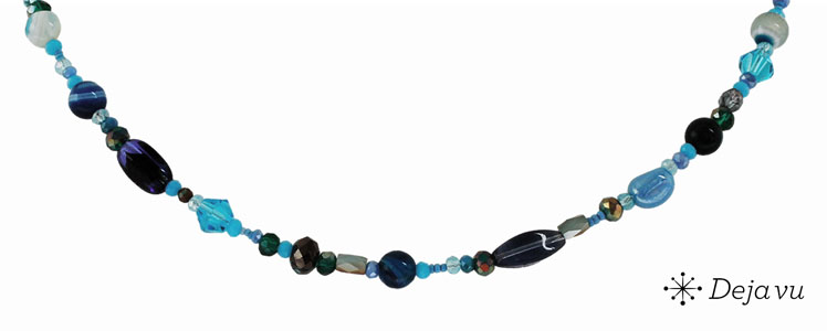Deja vu Necklace, necklaces, blue-turquoise, N 847