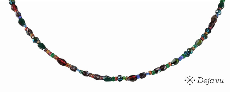 Deja vu Necklace, necklaces, blue-turquoise, N 854