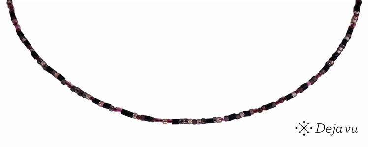 Deja vu Necklace, necklaces, black-grey-silver, N 856