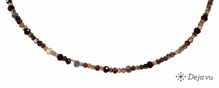 Deja vu Necklace, necklaces, black-grey-silver, N 857