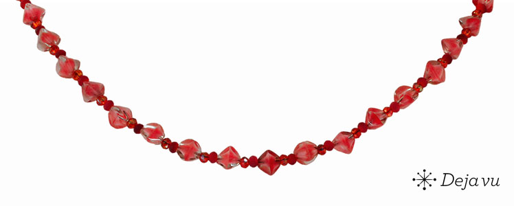 Deja vu Necklace, necklaces, purple-pink, N 858