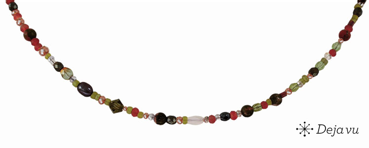 Deja vu Necklace, necklaces, green-yellow, N 862