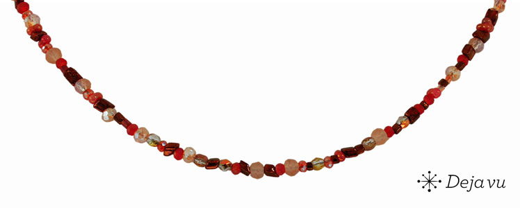 Deja vu Necklace, necklaces, purple-pink, N 873