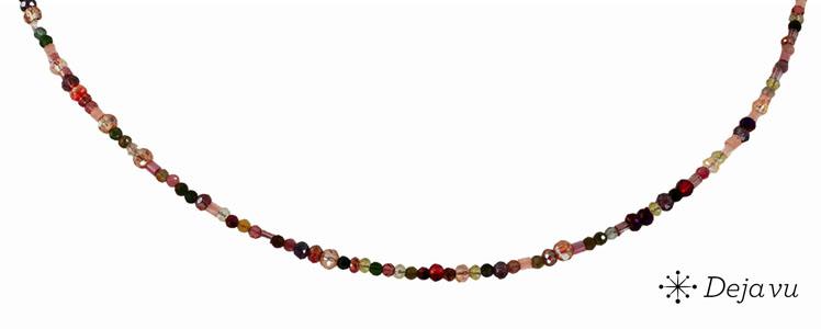 Deja vu Necklace, necklaces, purple-pink, N 876