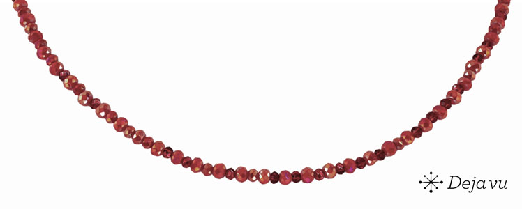 Deja vu Necklace, necklaces, red-orange, N 886