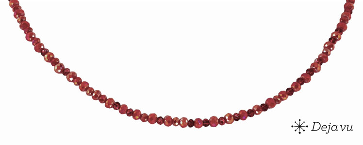 Deja vu Collier, Colliers, rot-orange, N 886