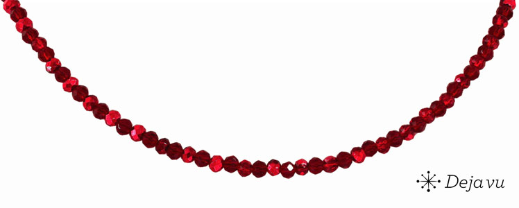 Deja vu Necklace, necklaces, red-orange, N 887