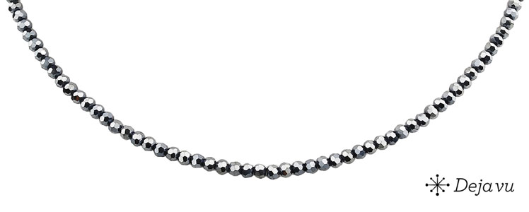 Deja vu Necklace, necklaces, black-grey-silver, N 92-1