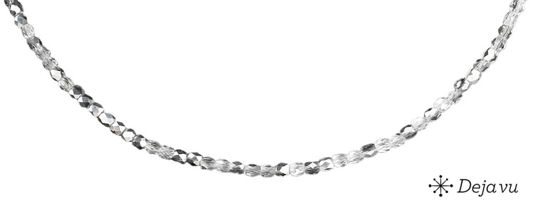 Deja vu Necklace, necklaces, black-grey-silver, N 94-2