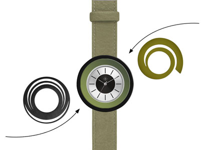 Deja vu watch, Mono Sets, watch CG 105, Set 1157 CG 105