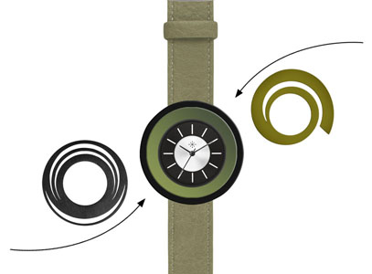 Deja vu watch, Mono Sets, watch CG 106, Set 1157 CG 106