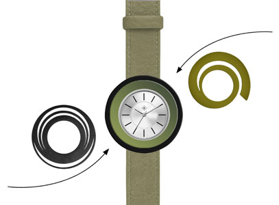 Deja vu watch, Mono Sets, watch CG 202, Set 1157 CG 202
