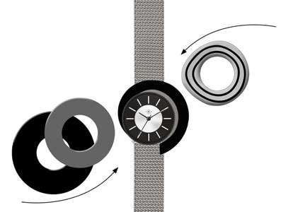 Deja vu watch, Mono Sets, watch CG 106, Set 1185 CG 106