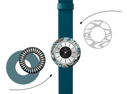 Deja vu watch, Mono Sets, watch CG 105, Set 1186 CG 105