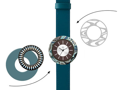 Deja vu watch, Mono Sets, watch CG 130a, Set 1186 CG 130a