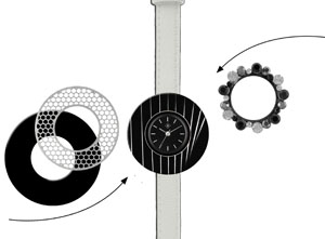 Deja vu watch, Mono Sets, watch C 218, Set 1191 C  218