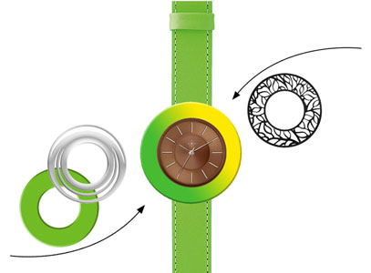 Deja vu watch, Mono Sets, watch CG 130b, Set v34 CG130b