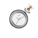 Deja vu Uhr, Schmuckscheiben, Silber, Si 65