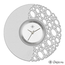 Deja vu Uhr, Schmuckscheiben, Metall-Design, To 98 s