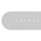 Deja vu watch, watch straps, leather straps, leather 30mm, steel closure, Ub 101, snow-white