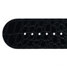 Deja vu watch, watch straps, leather straps, leather 30mm, steel closure, Ub 103, black