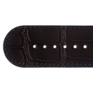Deja vu watch, watch straps, leather straps, leather 30mm, gilded closure, Ub 107-g, maron