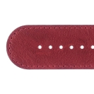 Deja vu watch, watch straps, leather straps, leather 30mm, steel closure, Ub 108-1, ruby