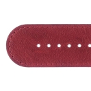 Deja vu watch, watch straps, leather straps, leather 30mm, gilded closure, Ub 108-1 g, ruby