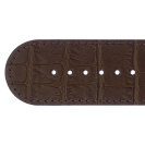 Deja vu watch, watch straps, leather straps, leather 30mm, steel closure, Ub 109, sienna brown
