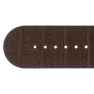 Deja vu Uhr, Bänder, Bänder in Leder, Leder 30mm, Vergoldete Schließe, Ub 109-g, siennabraun