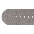 Deja vu watch, watch straps, leather straps, leather 30mm, steel closure, Ub 113-2, gray quartz