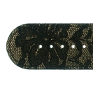 Deja vu watch, watch straps, leather straps, leather 30mm, gilded closure, UB 118-1g, antique gold blackened