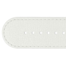 Deja vu watch, watch straps, leather straps, leather 30mm, steel closure, Ub 119-2, pearl white