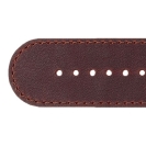 Deja vu Uhr, B�nder, B�nder in Leder, Leder 30mm, Edelstahlschlie�e, Ub 121-1, tabakbraun