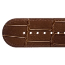 Deja vu watch, watch straps, leather straps, leather 30mm, gilded closure, Ub 121-g, copper brown