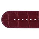Deja vu watch, watch straps, leather straps, leather 30mm, gilded closure, Ub 122-g, burgundy