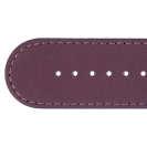 Deja vu watch, watch straps, leather straps, leather 30mm, steel closure, Ub 124-2, plum