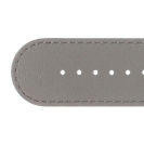 Deja vu watch, watch straps, leather straps, leather 30mm, steel closure, Ub 127-1, grey-matt