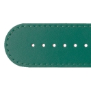 Deja vu Uhr, B�nder, B�nder in Leder, Leder 30mm, Edelstahlschlie�e, Ub 130-2, jadegr�n