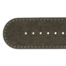 Deja vu watch, watch straps, leather straps, leather 30mm, steel closure, Ub 131-2, antique brown