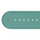 Deja vu watch, watch straps, leather straps, leather 30mm, steel closure, Ub 134 - 1, cyan