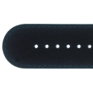 Deja vu watch, watch straps, leather straps, leather 30mm, steel closure, Ub 137 - 1, black blue