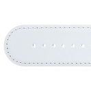 Deja vu watch, watch straps, leather straps, leather 30mm, gilded closure, Ub 13-g, white