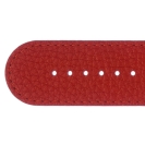 Deja vu Uhr, Bnder, Bnder in Leder, Leder 30mm, Edelstahlschliee, Ub 141 - 1, rot