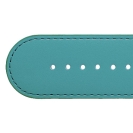 Deja vu watch, watch straps, leather straps, leather 30mm, steel closure, Ub 153-2, pale turquoise