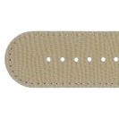 Deja vu watch, watch straps, leather straps, leather 30mm, steel closure, Ub 155, beige grey