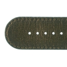 Deja vu watch, watch straps, leather straps, leather 30mm, steel closure, UB 157-1, green brown