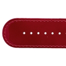 Deja vu watch, watch straps, leather straps, leather 30mm, gilded closure, Ub 158 - 1 g, cherry